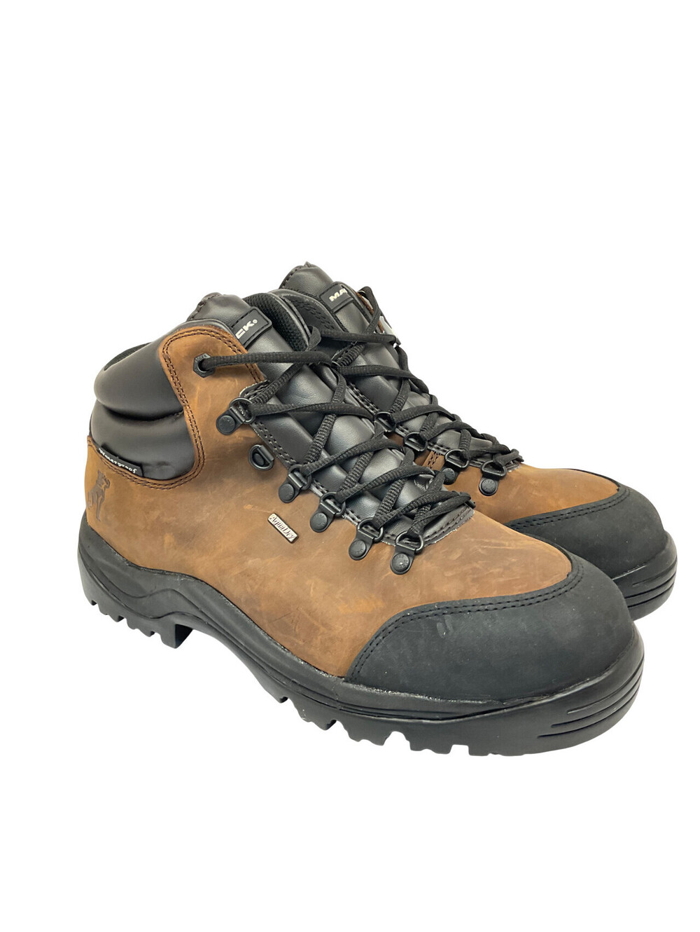 Mack Men's 6" Ranger Safety Toe Work Boots BMP520127 Brown/Black Size 10M